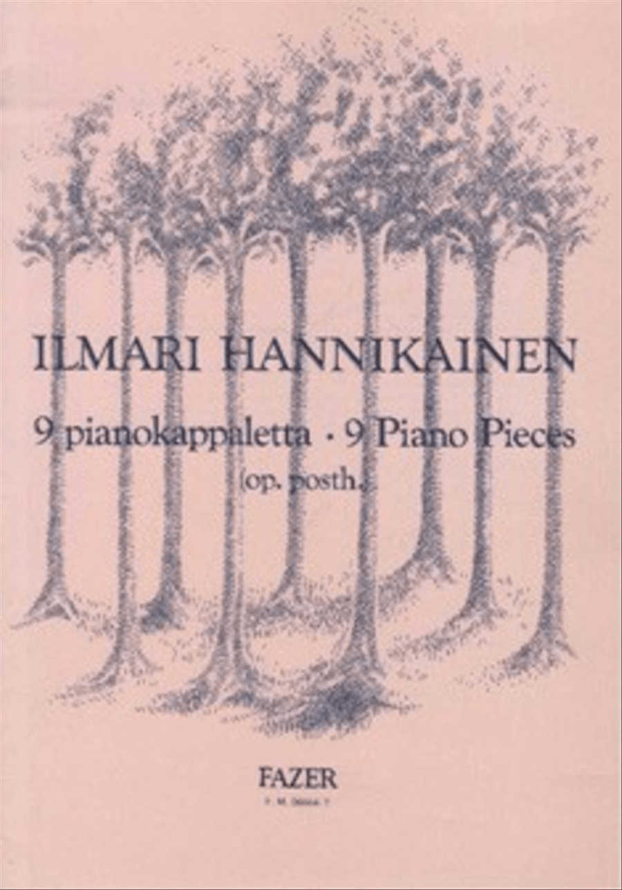 9 pianokappaletta / 9 Piano Pieces Piano Solo scores gallery preview page 1