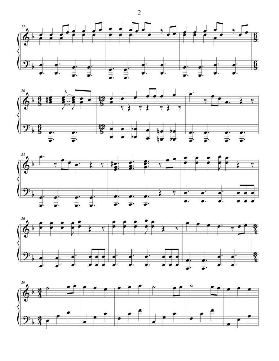 He's A Pirate Piano Solo scores gallery preview page 2