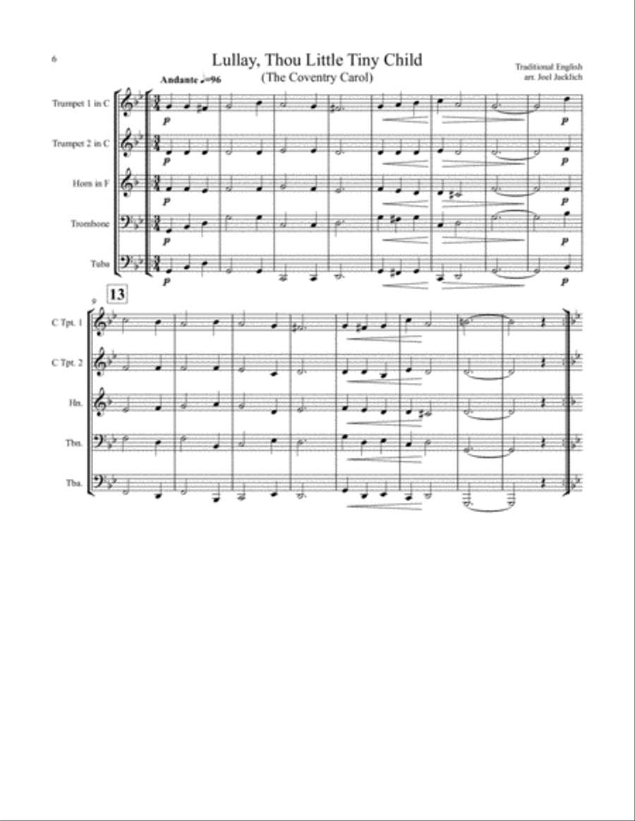 The Big Book of Christmas Carols for Brass Quintet, Vol. II Brass Quintet scores gallery preview page 6