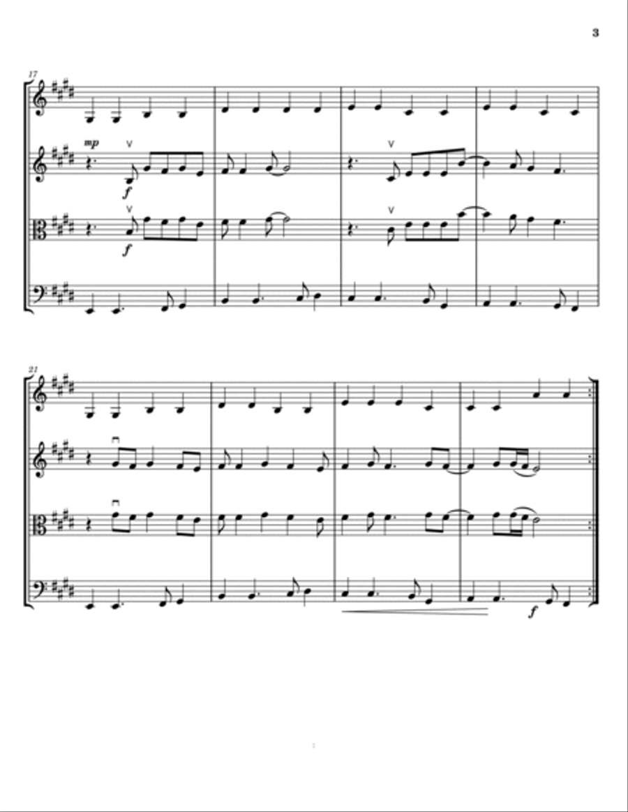 Don't Stop Believin' String Trio scores gallery preview page 3