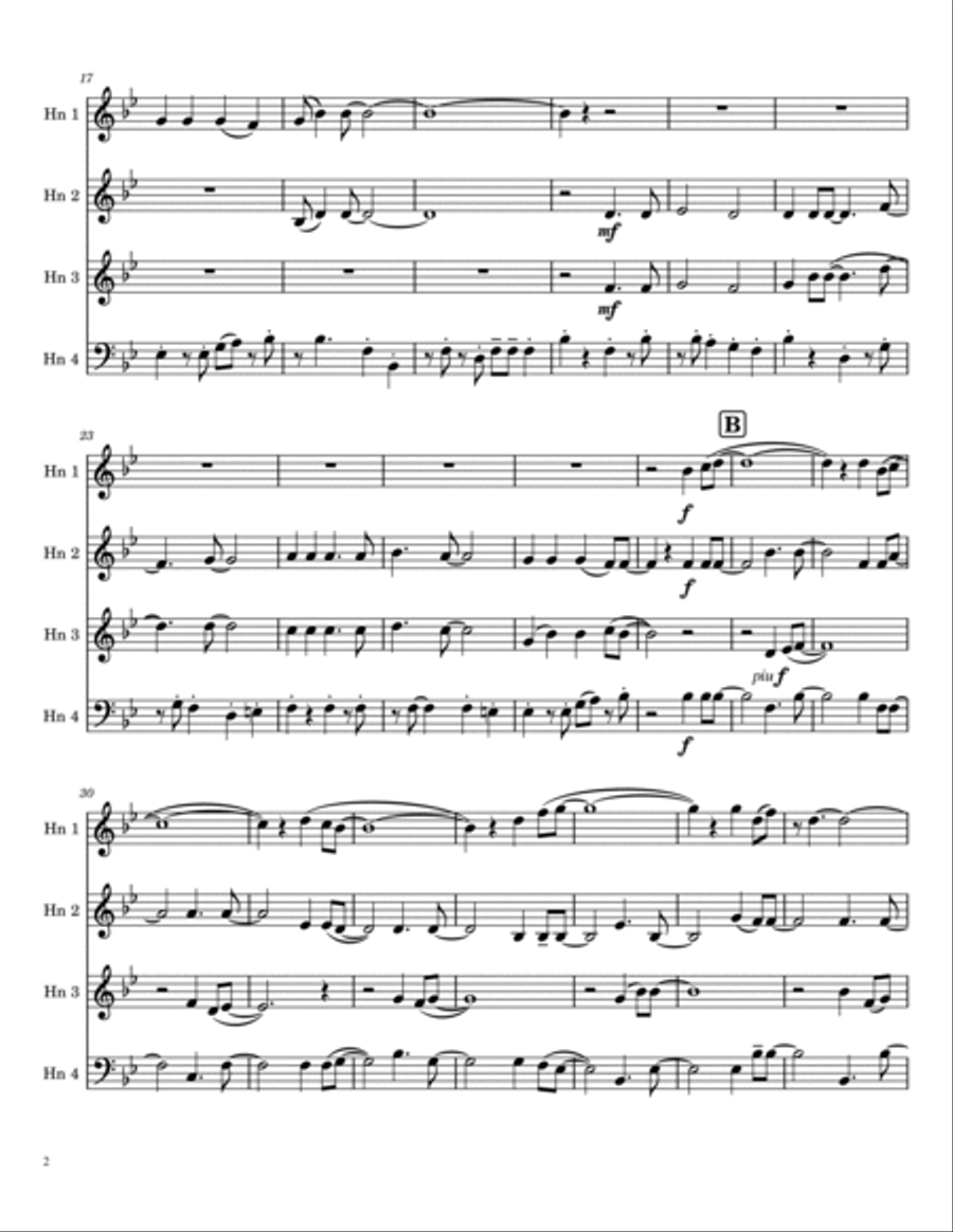 Take Me Home, Country Roads Brass Ensemble scores gallery preview page 3