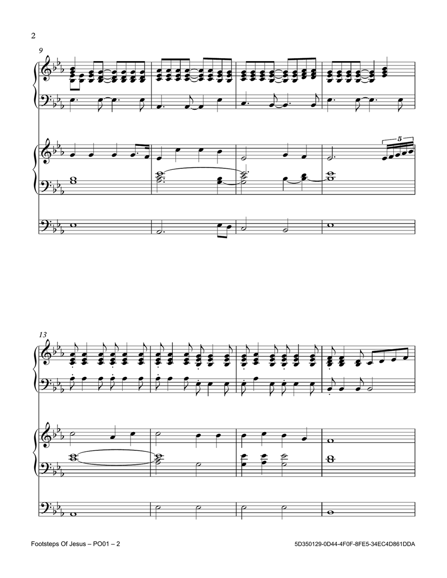 Footsteps Of Jesus Footsteps Of Jesus Piano Method scores gallery preview page 2