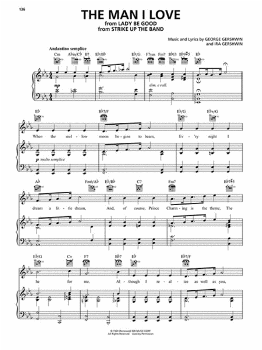 The Gershwin Songbook The Gershwin Songbook Piano, Vocal, Guitar scores gallery preview page 6