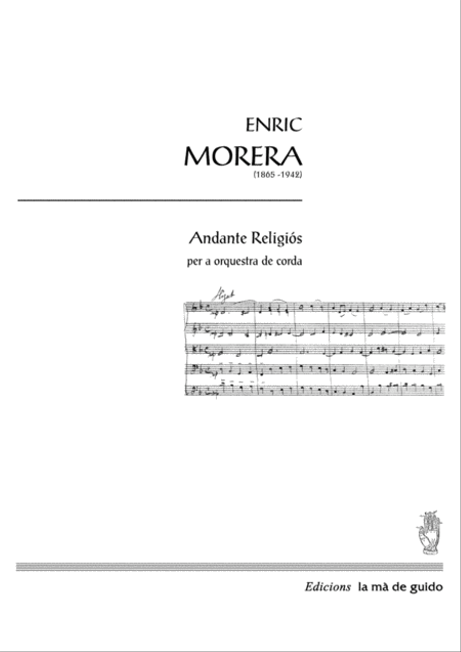 Andante Religiós String Orchestra scores gallery preview page 1