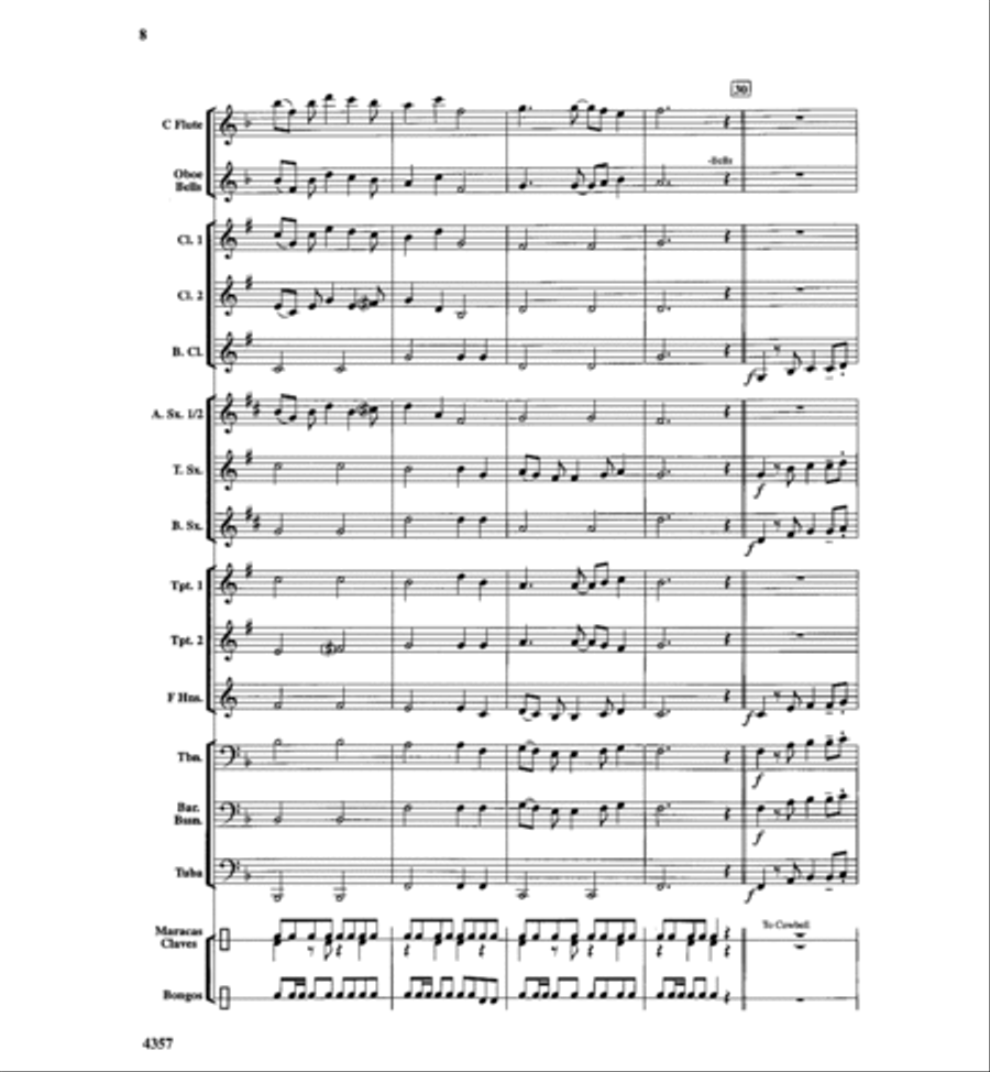 Calypso Bay Concert Band scores gallery preview page 7