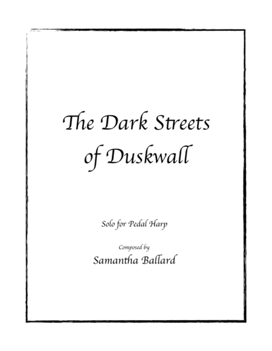 The Dark Streets of Duskwall - Pedal Harp Solo by Samantha Ballard