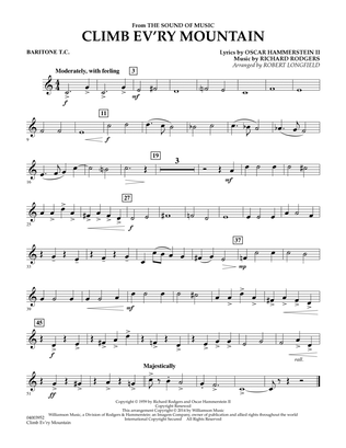 Climb Ev'ry Mountain (from The Sound of Music) - Baritone T.C.