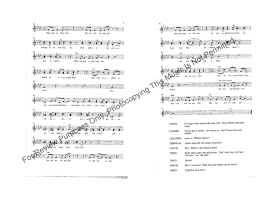Heroes of the Faith (Sacred Children's Musical) Children's Choir scores gallery preview page 5