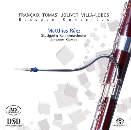 Francaix, Jolivet, Tomasi & Villa-Lobos: Bassoon Concertos