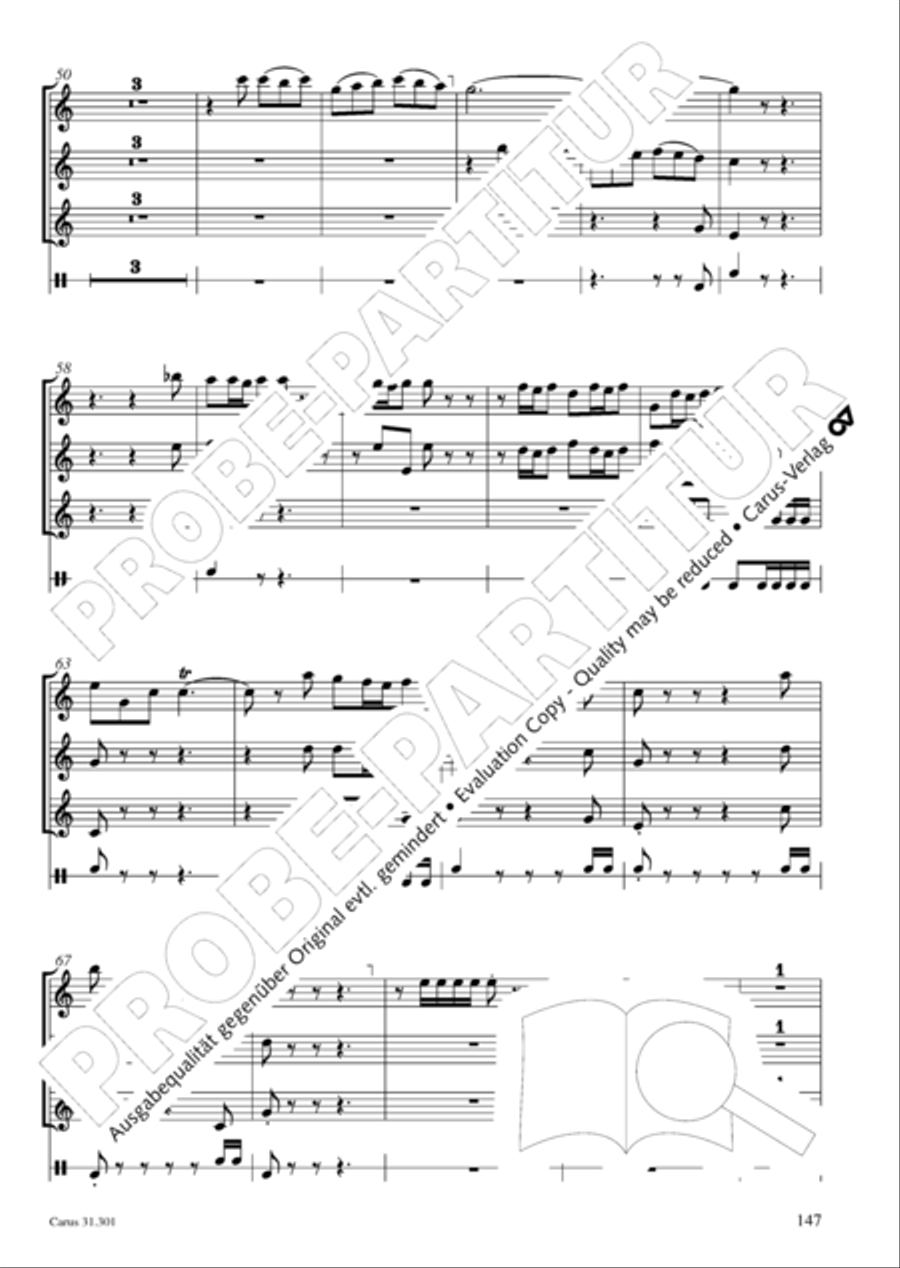 Bach for Brass 1: Cantatas I Voice scores gallery preview page 156