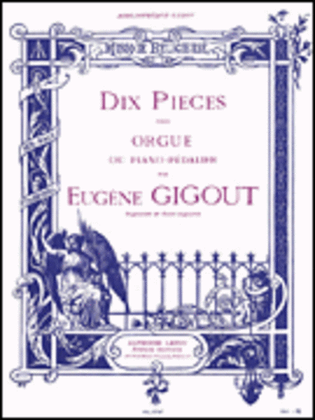 Book cover for Ten Pieces For Organ (organ)
