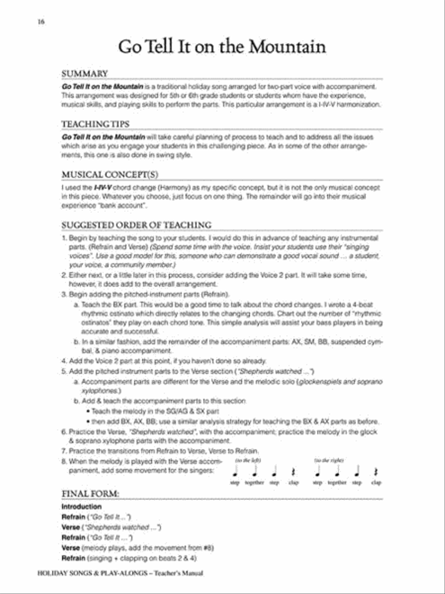 Holiday Songs and Play-Alongs Choir scores gallery preview page 3