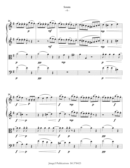 Beethoven: Sonata Op. 49 No. 2 for String Quartet image number null