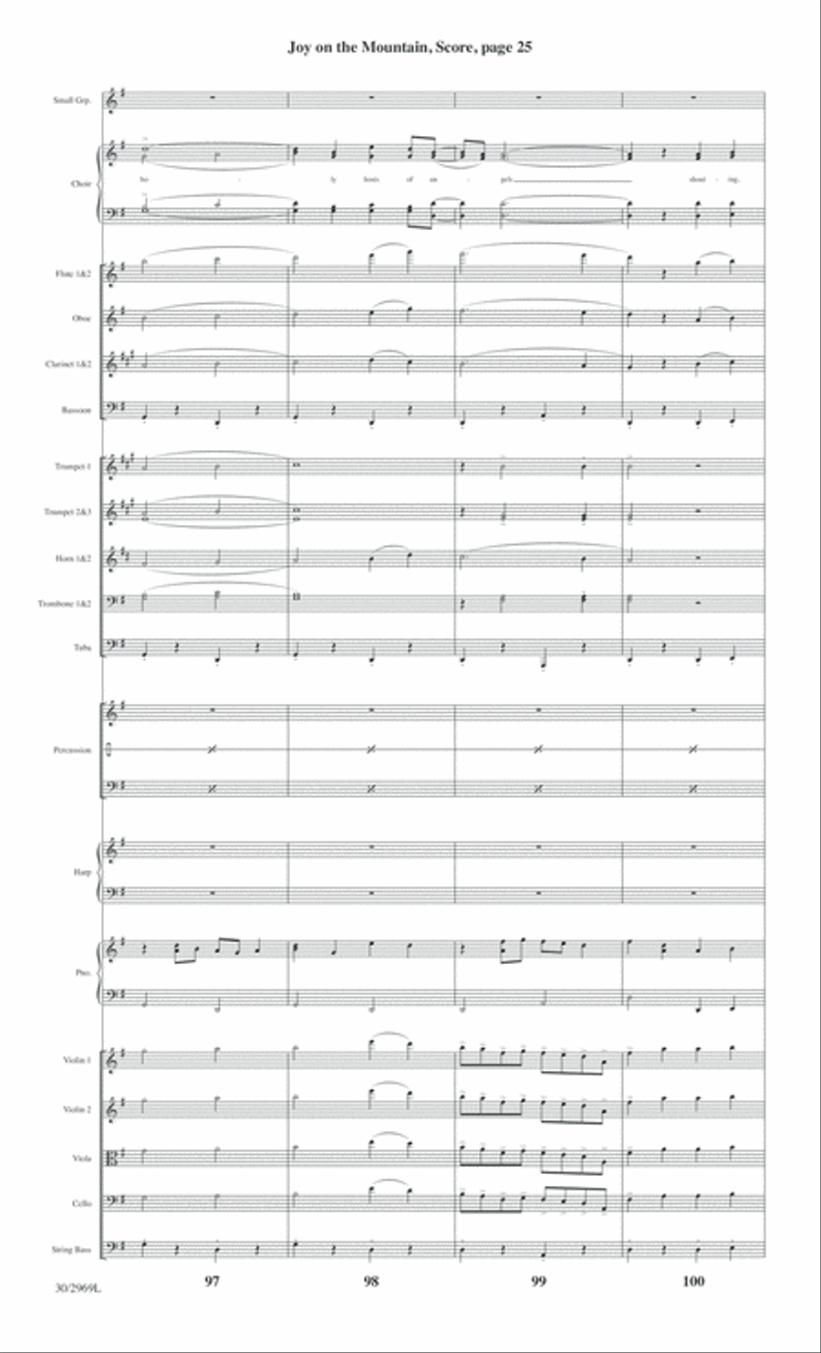 The Heart of Christmas - Full Score Choir scores gallery preview page 154