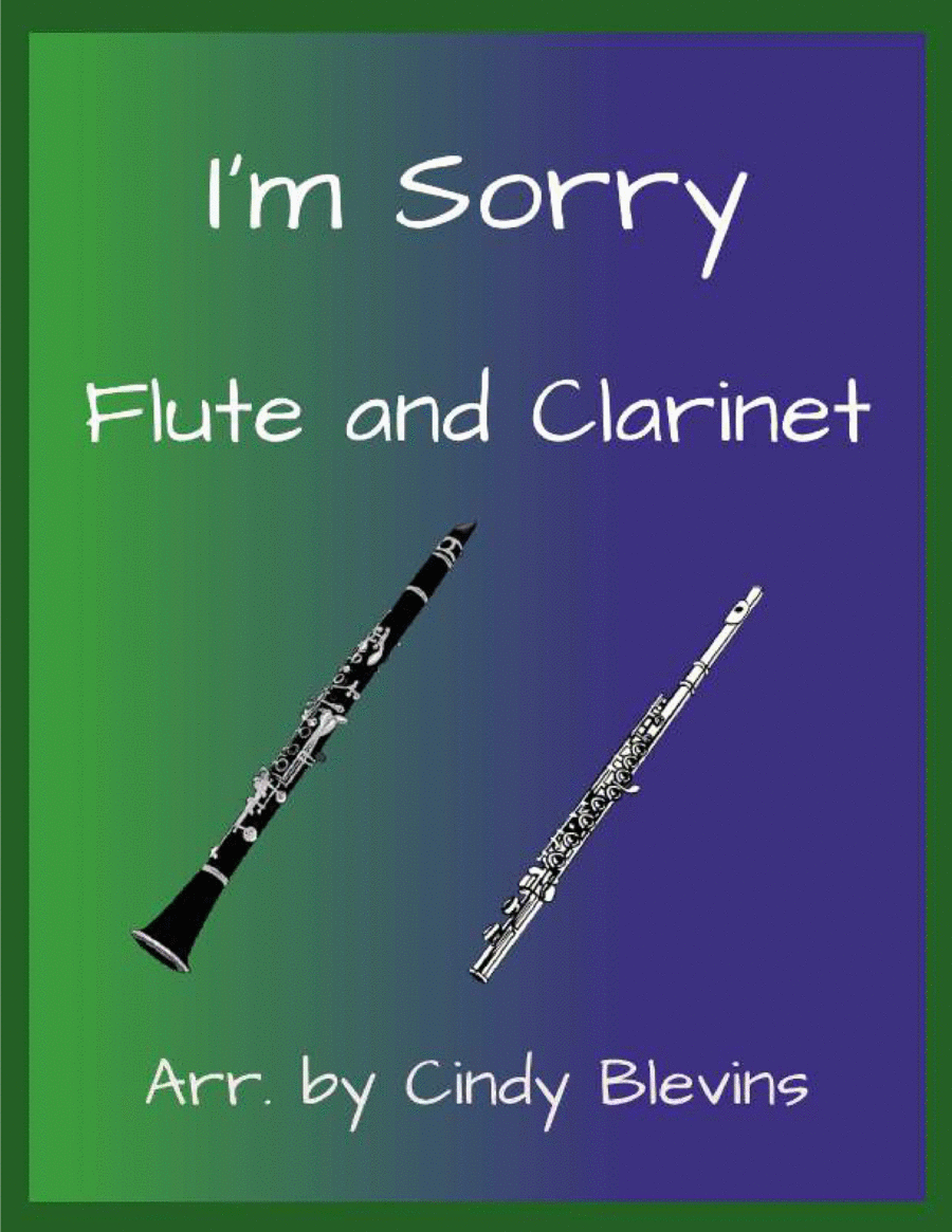 I'm Sorry Woodwind Duet scores gallery preview page 1
