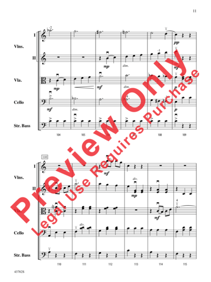 Waltzer Waltzer String Orchestra scores gallery preview page 12