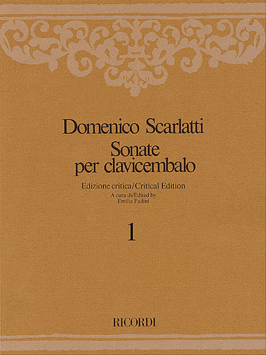 Sonate per Clavicembalo Volume 2 Critical Edition Harpsichord scores gallery preview page 1