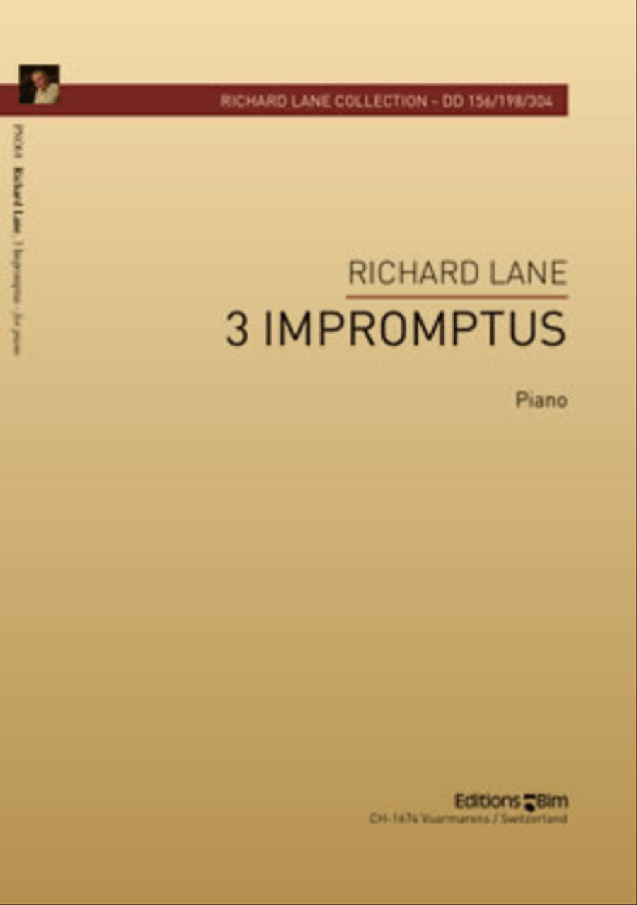 3 Impromptus 3 Impromptus Piano Solo scores gallery preview page 1