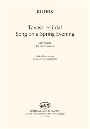 Book cover for Song on a Spring Evening