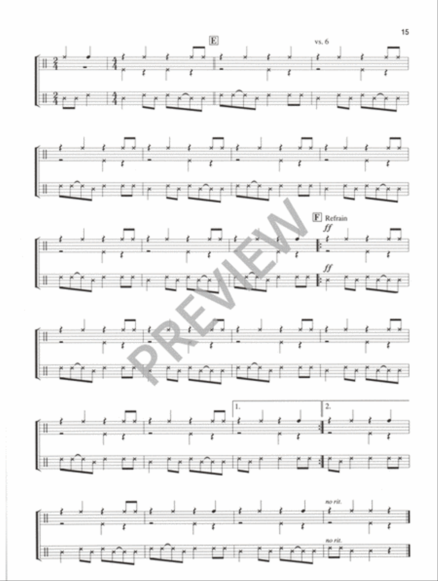 Tales of Wonder - Percussion edition Piano scores gallery preview page 16