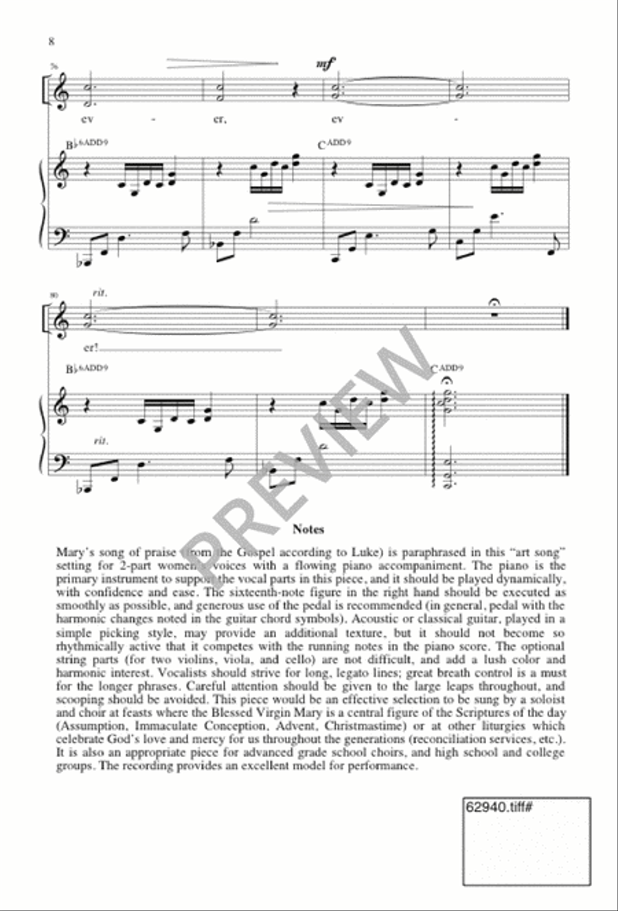 Magnificat 2-Part scores gallery preview page 8