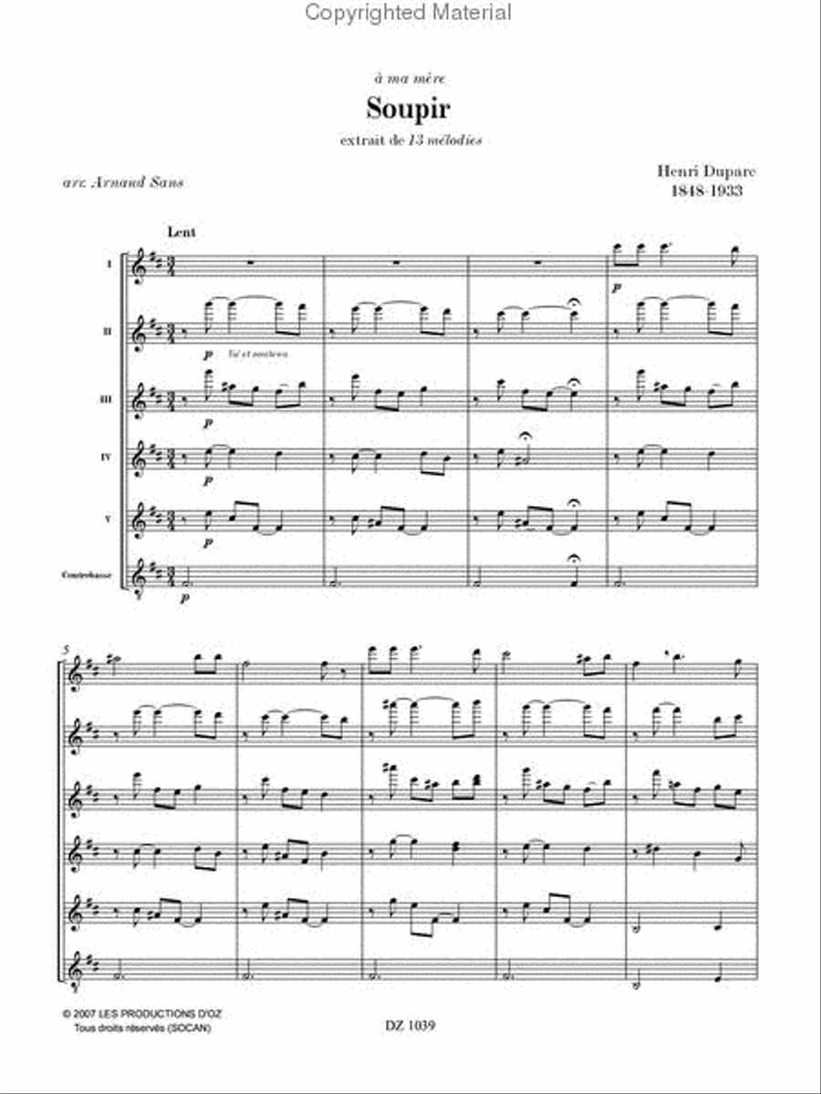Soupir Guitar Ensemble scores gallery preview page 2
