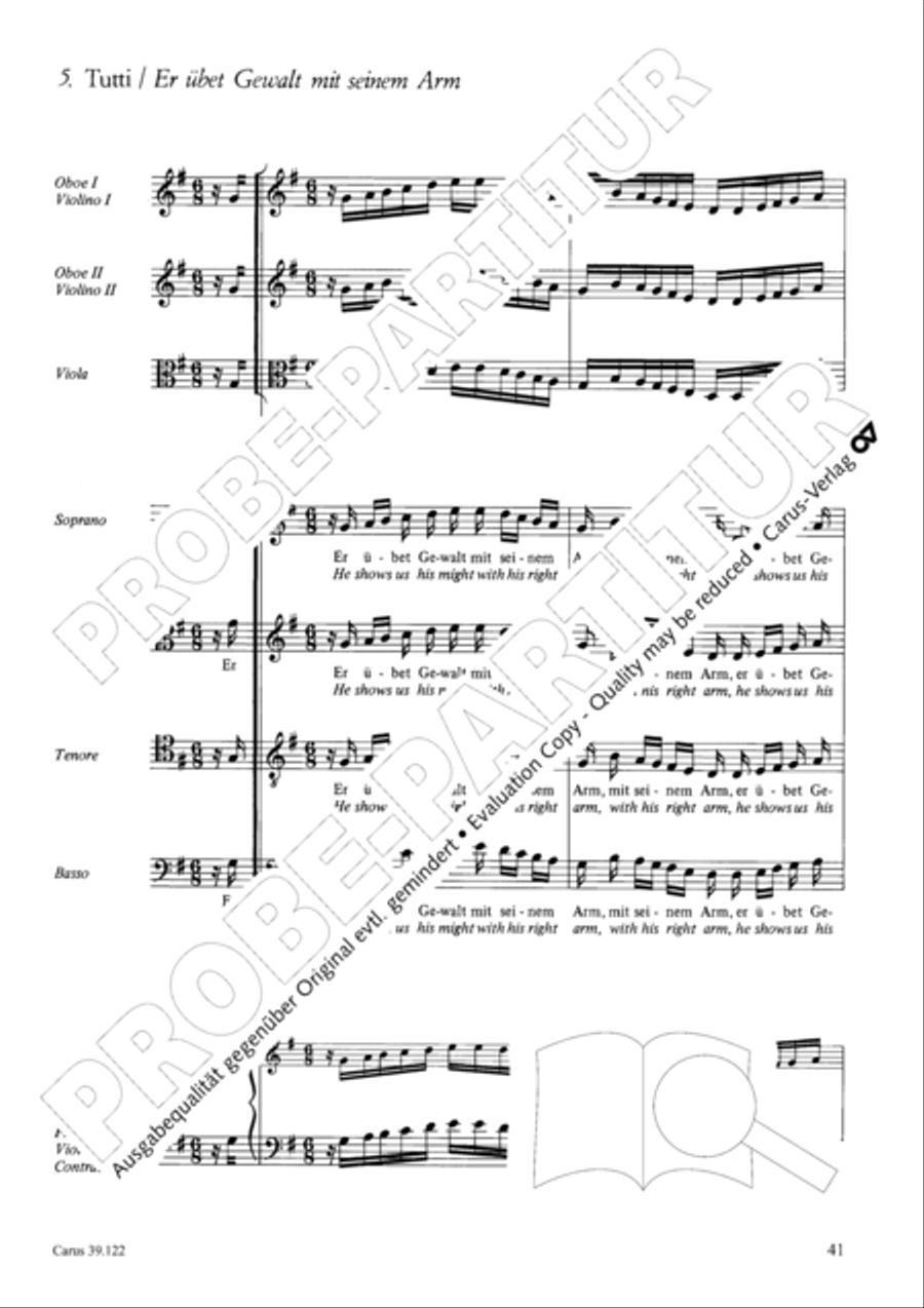 All my spirit exalts (With my spirit I praise the Lord) 4-Part scores gallery preview page 42