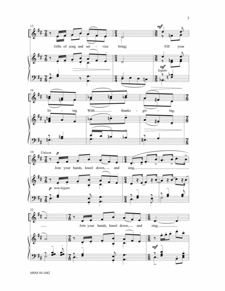 Come, Adore Him (Choral Score) image number null