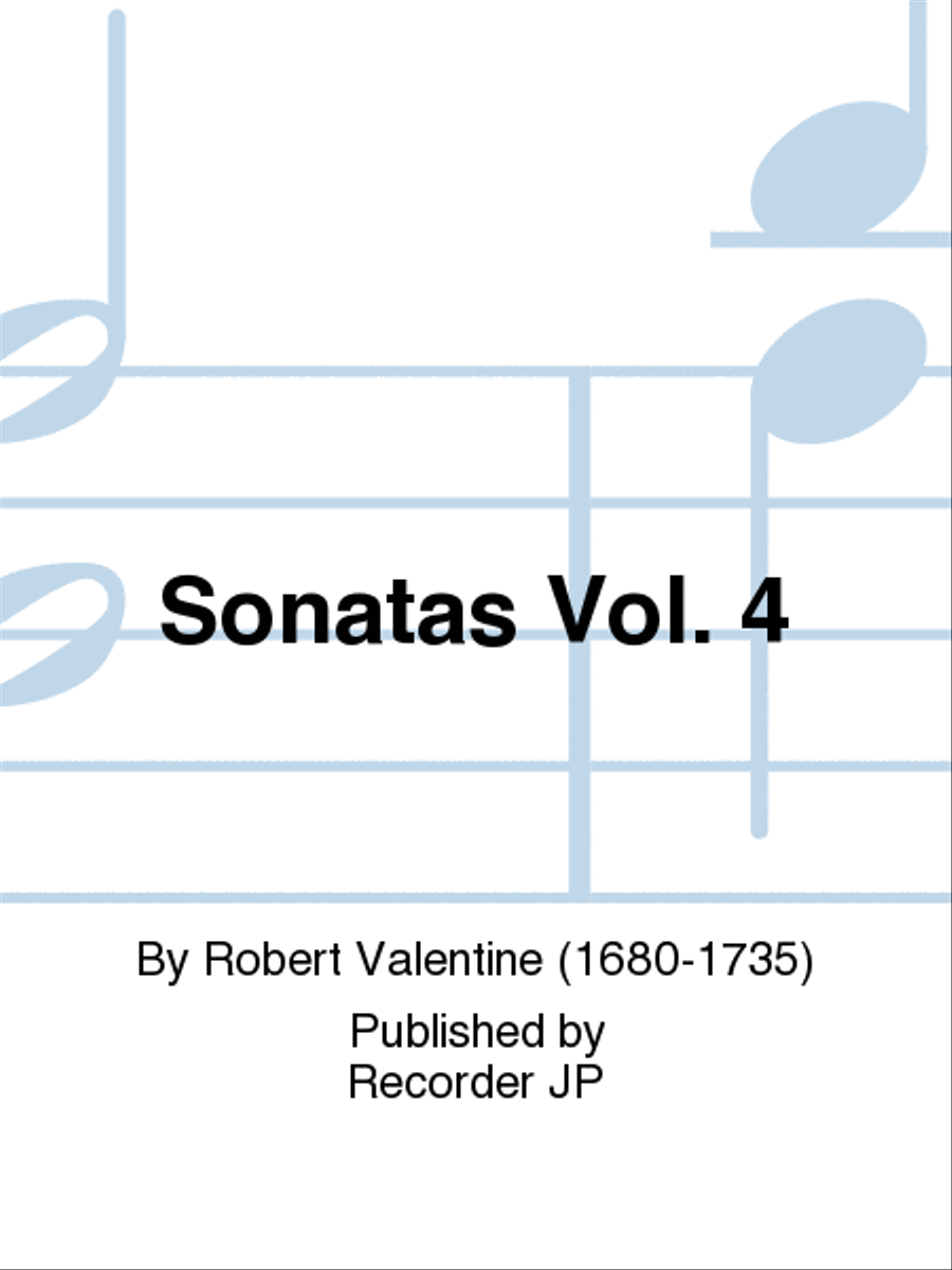 Sonatas Vol. 4 Alto Recorder scores gallery preview page 1