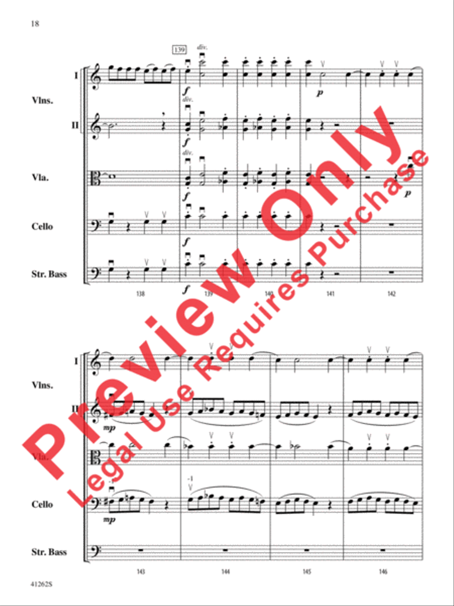 Cosi Fan Tutte String Orchestra scores gallery preview page 19