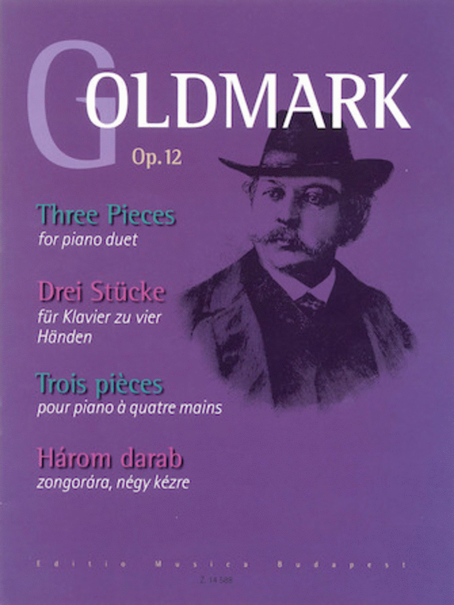 Goldmark : Three Pieces Op12 For Piano Duet
