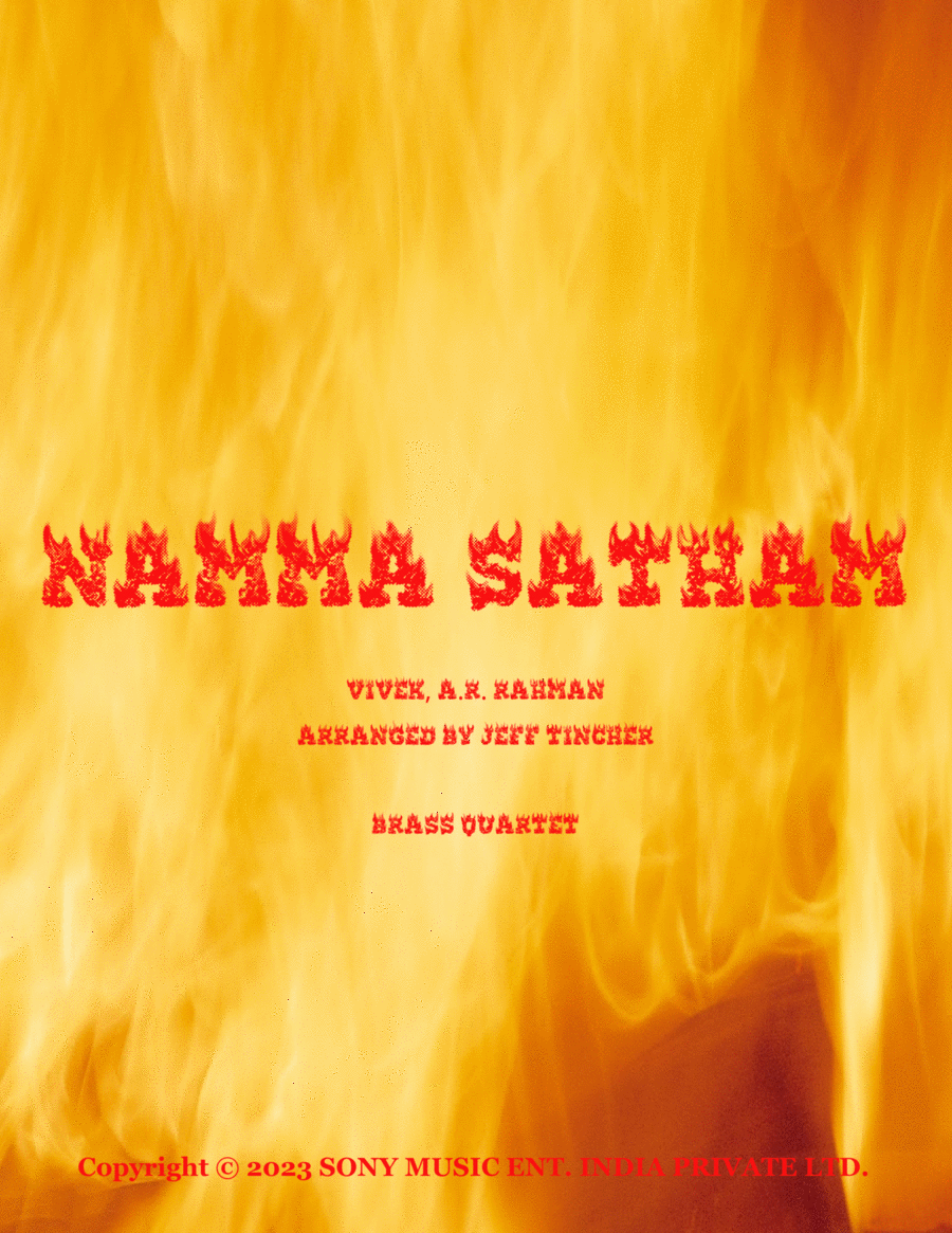 Namma Satham Brass Quartet scores gallery preview page 1