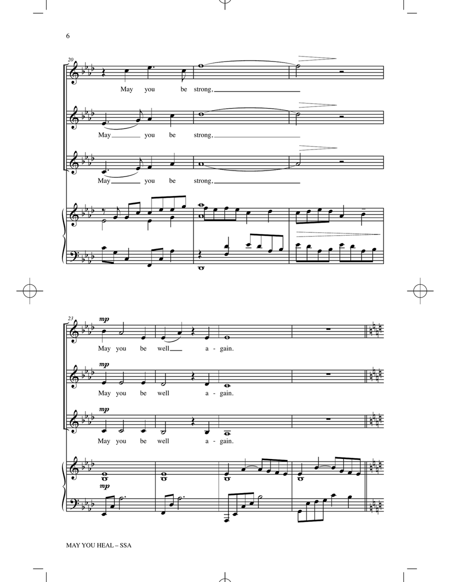 May You Heal SSA scores gallery preview page 4