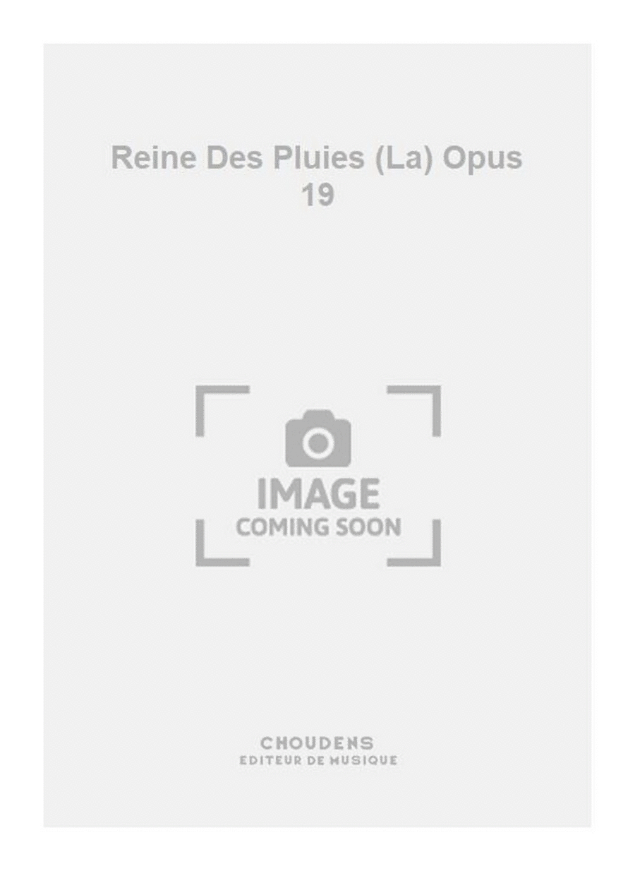 Reine Des Pluies (La) Opus 19 Orchestra scores gallery preview page 1