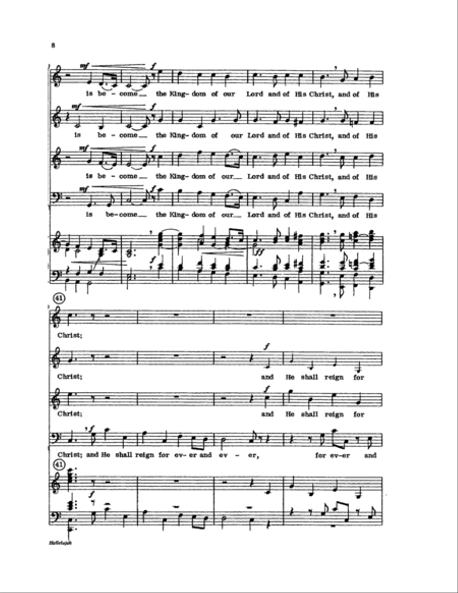 Hallelujah Choir scores gallery preview page 8