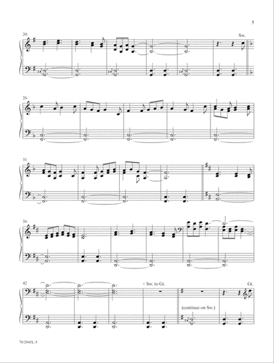 A Ring of Carols (Digital Delivery) Organ scores gallery preview page 5