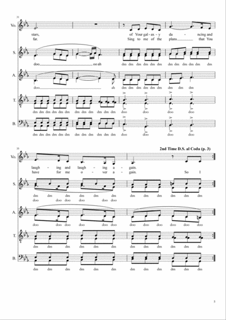 Only Hope 4-Part scores gallery preview page 5