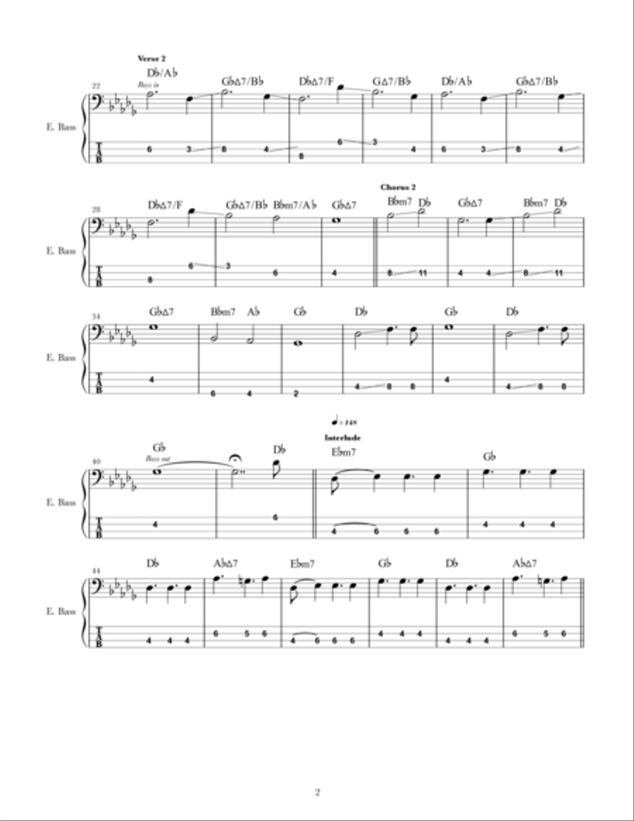 I Know The End Bass Guitar scores gallery preview page 2
