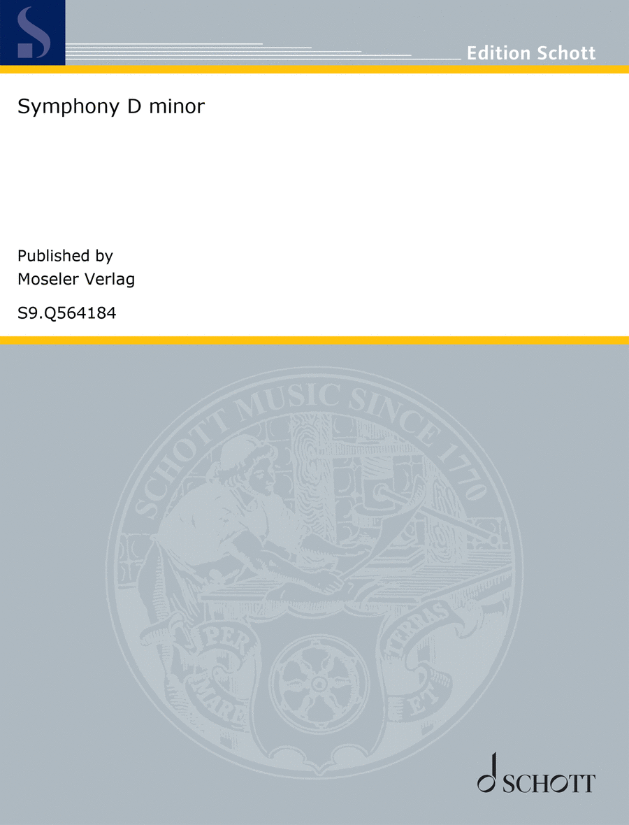 Symphony D minor Chamber Orchestra scores gallery preview page 1