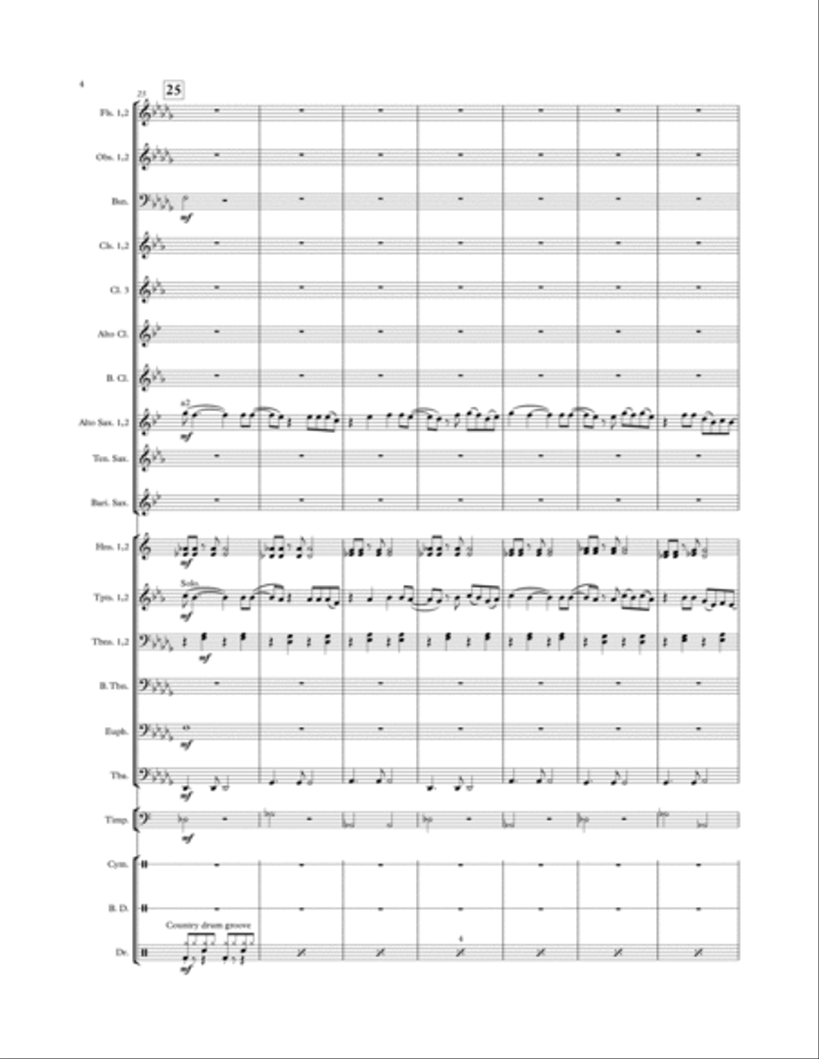 Hard Candy Christmas Hard Candy Christmas Concert Band scores gallery preview page 4