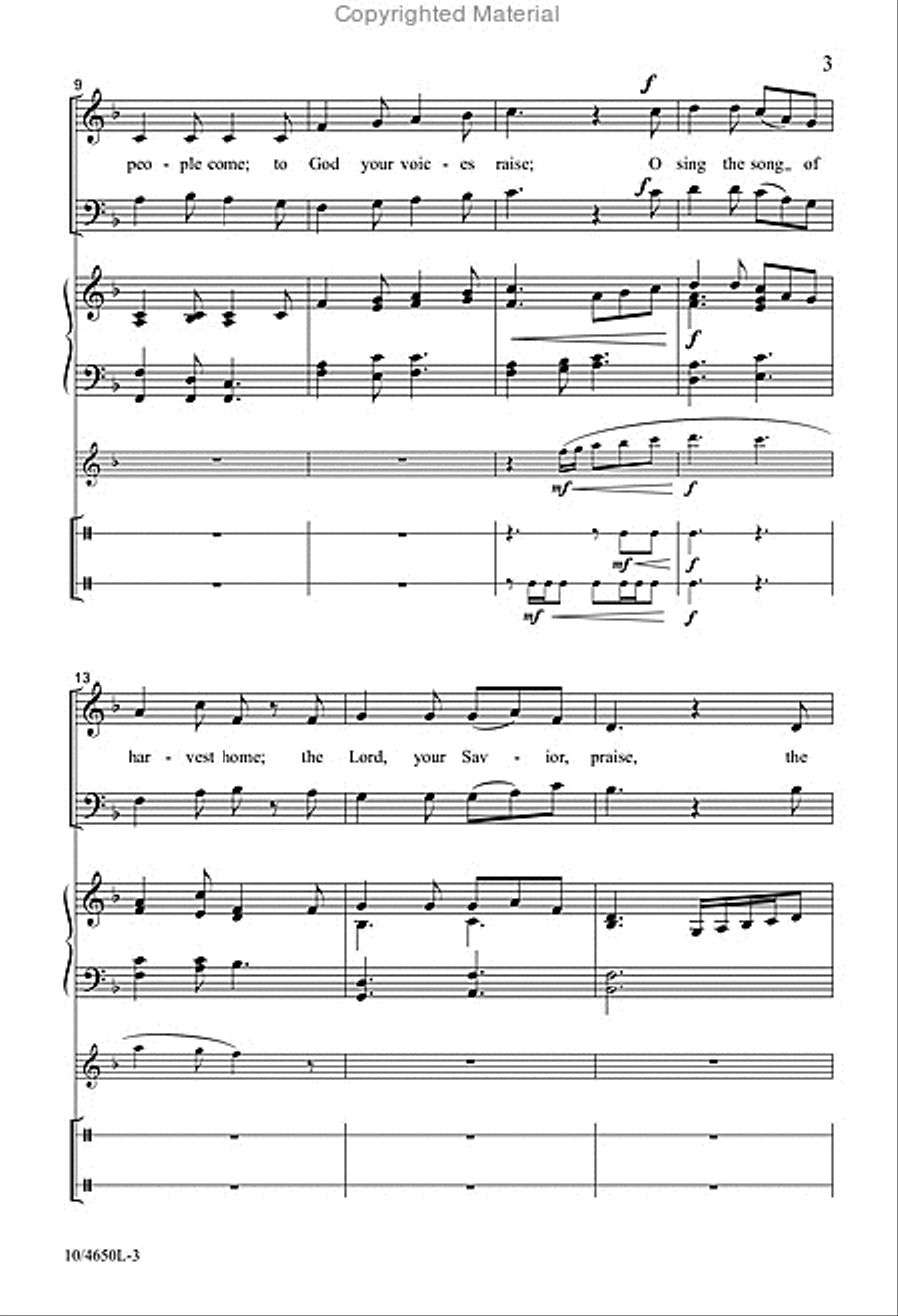 Give Thanks and Sing 4-Part scores gallery preview page 3