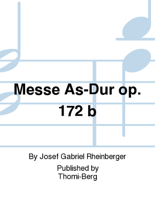 Messe As-Dur op. 172 b