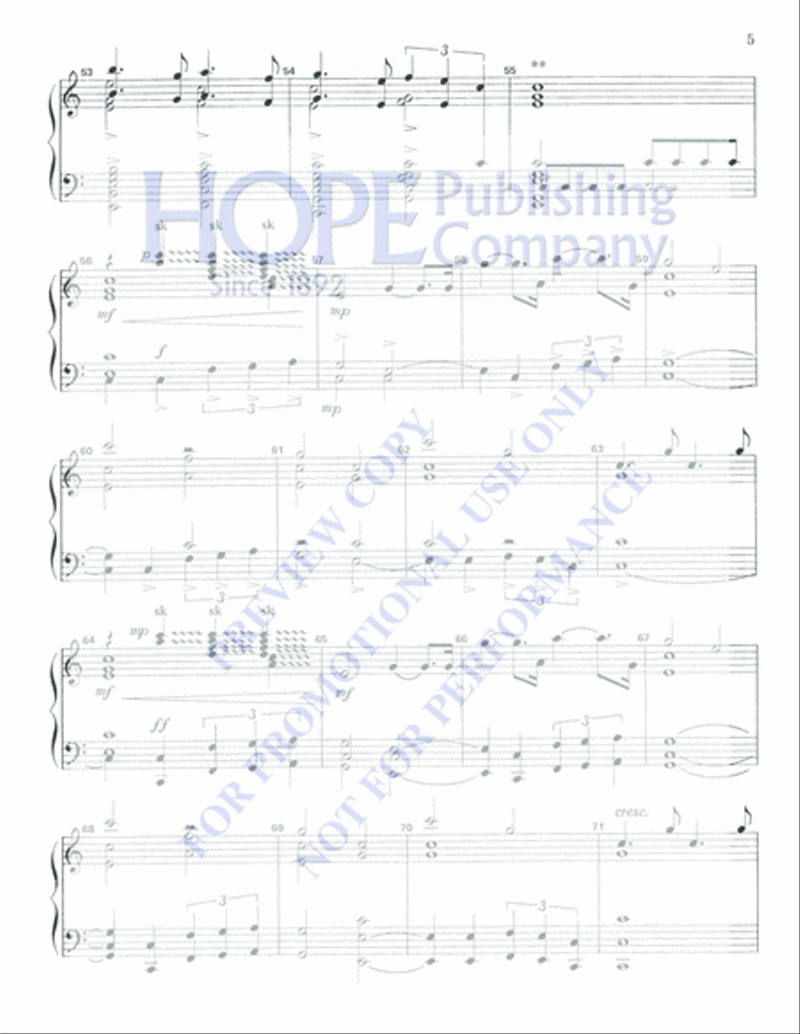 Chariots of Fire 5-Octaves scores gallery preview page 5