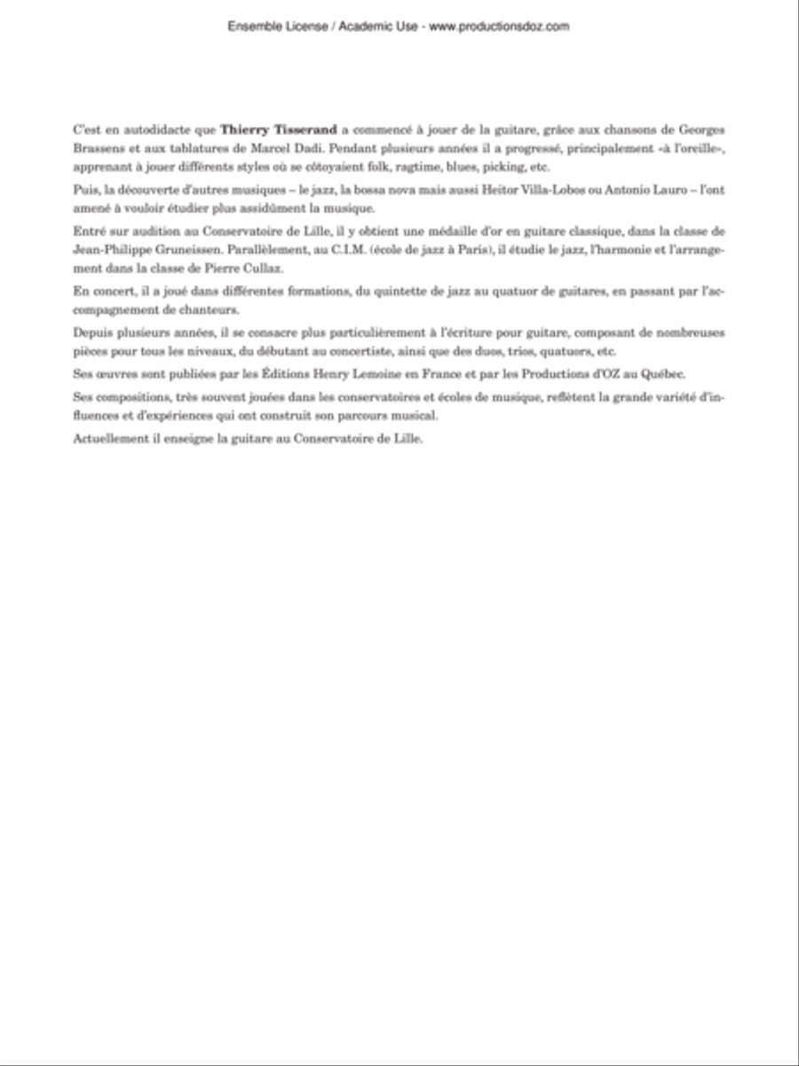La java des rétros La java des rétros Guitar Ensemble scores gallery preview page 2