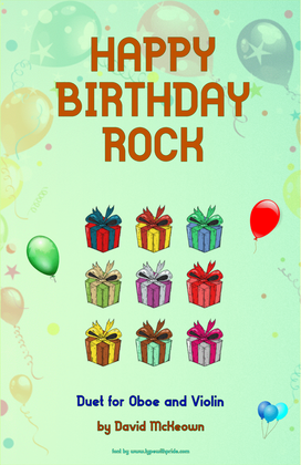 Happy Birthday Rock, for Oboe and Violin Duet