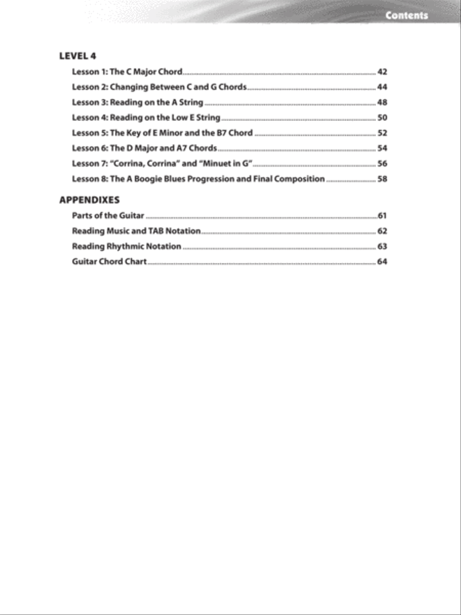 Sound Innovations for Elementary Class Guitar Guitar scores gallery preview page 4