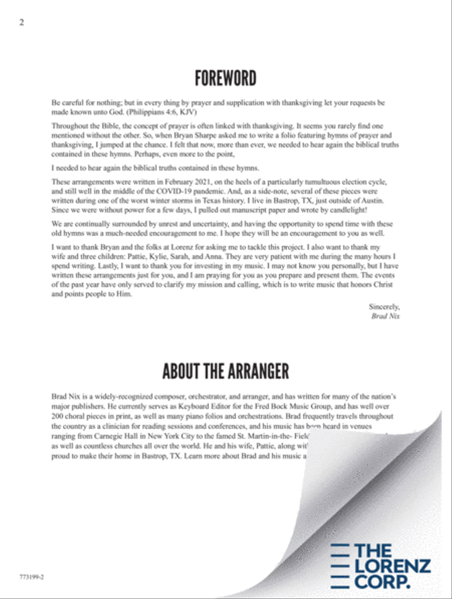 I Come To Thee Piano Solo scores gallery preview page 3
