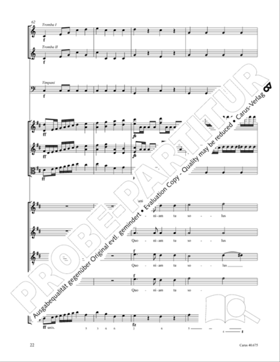 Mass in G Major STB scores gallery preview page 35