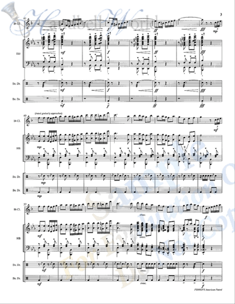 American Patrol 5-Octaves scores gallery preview page 4