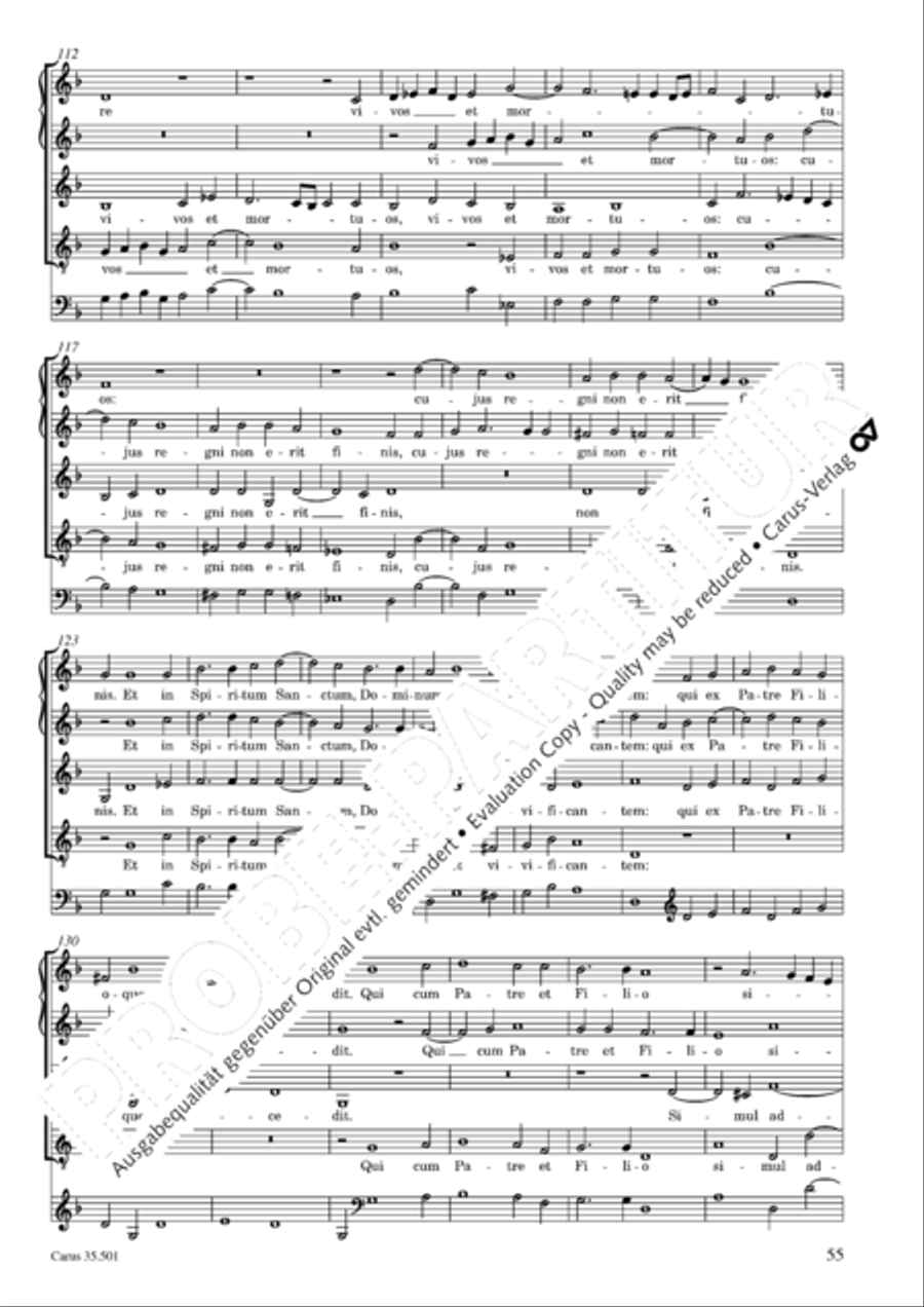 Palestrina: Masses and individual movements Score scores gallery preview page 70